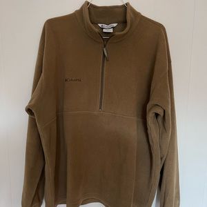 Mens Columbia Fleece XXL Brown